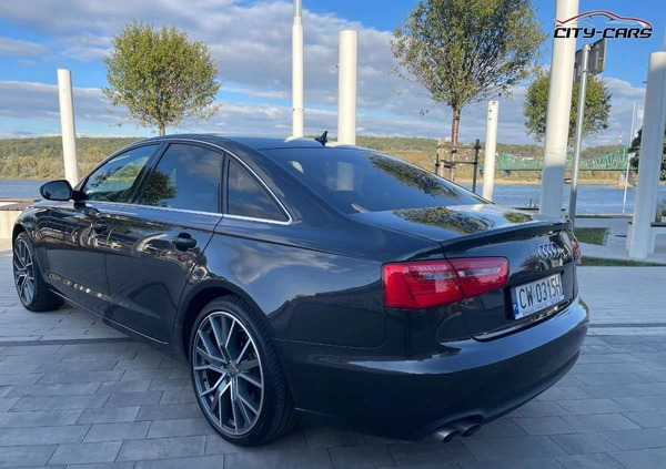 Audi A6 cena 77600 przebieg: 215000, rok produkcji 2014 z Sejny małe 529